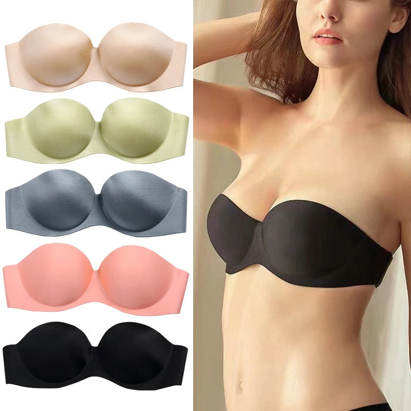 FINETOO Front Closure Sexy Push Up Bra
