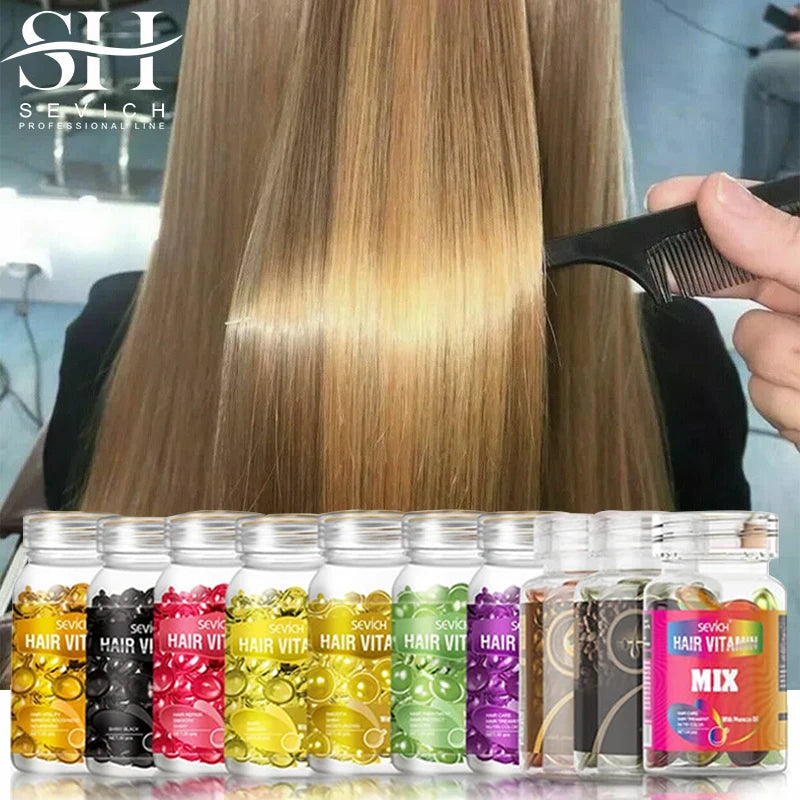30Pcs Anti Hair Loss Hair Vitamin Capsule Oil