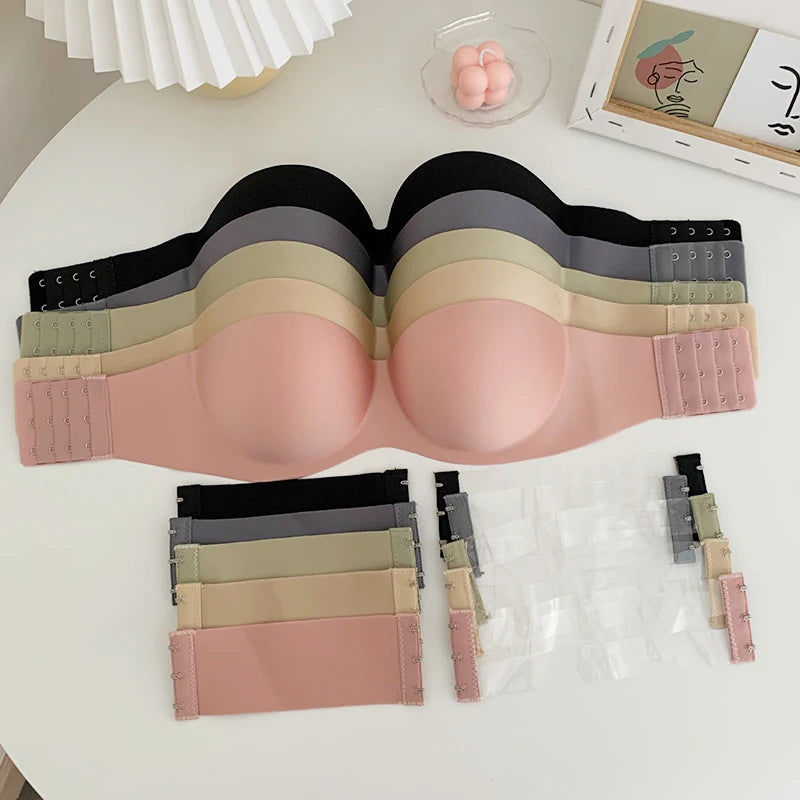 FINETOO Front Closure Sexy Push Up Bra