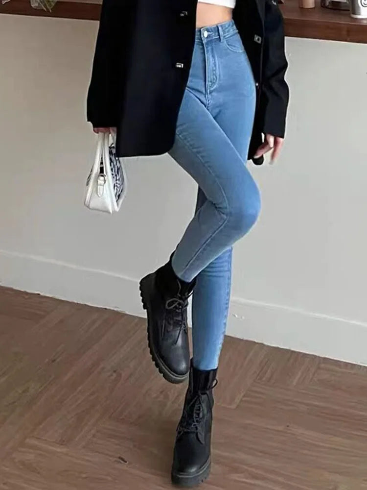 Women Skinny Stretch Pencil Jeans