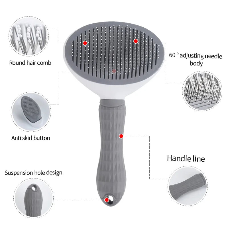 Pet Comb Stainless Steel Needle Comb