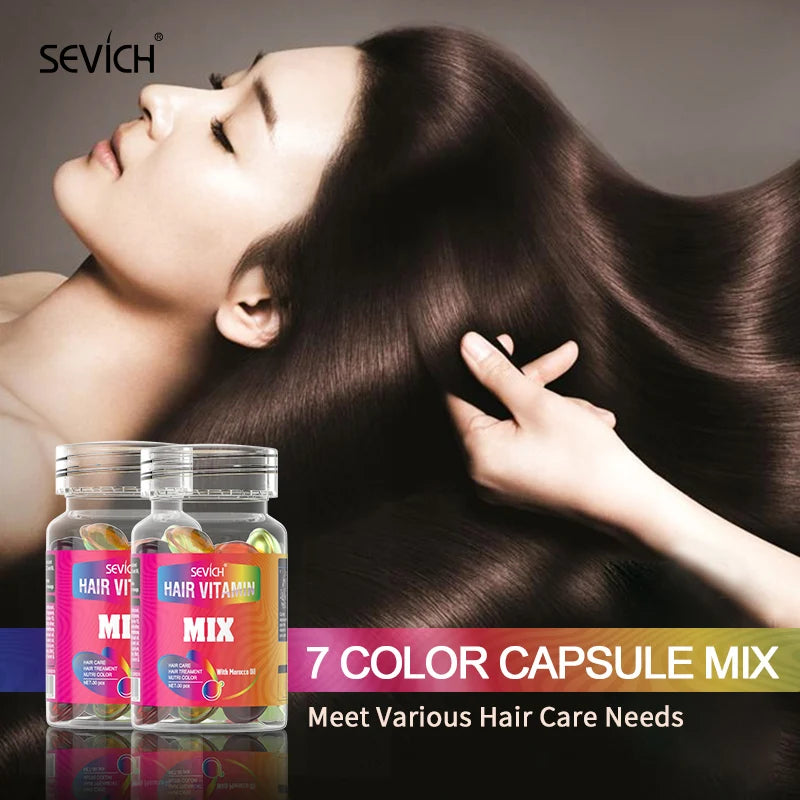 30Pcs Anti Hair Loss Hair Vitamin Capsule Oil