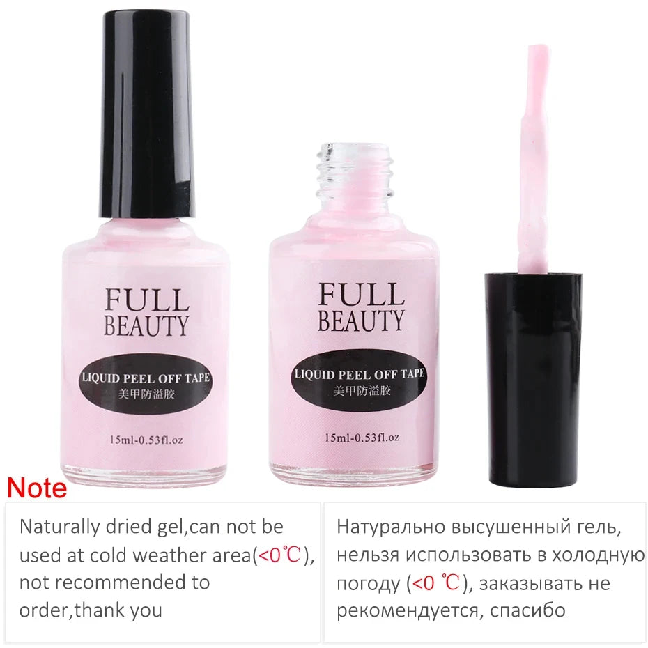 15ml Peel Off Latex Antifreezing Nail Liquid