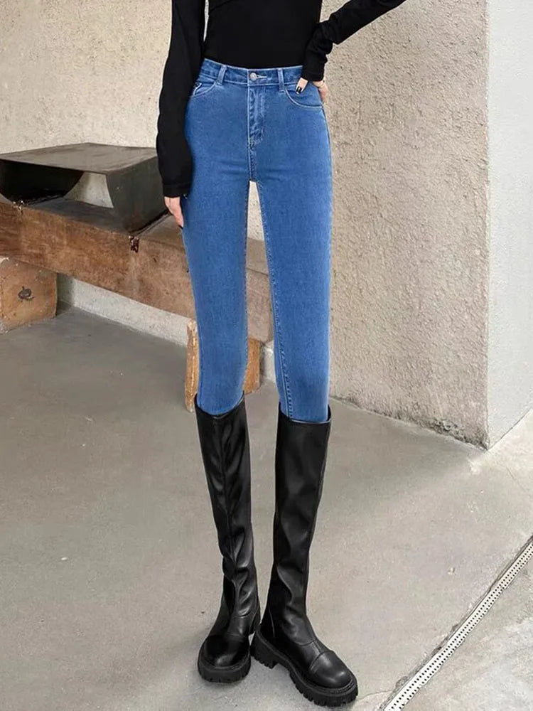 Women Skinny Stretch Pencil Jeans