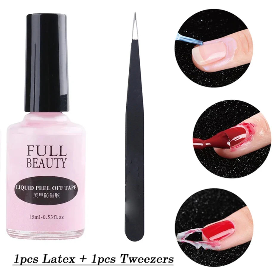 15ml Peel Off Latex Antifreezing Nail Liquid
