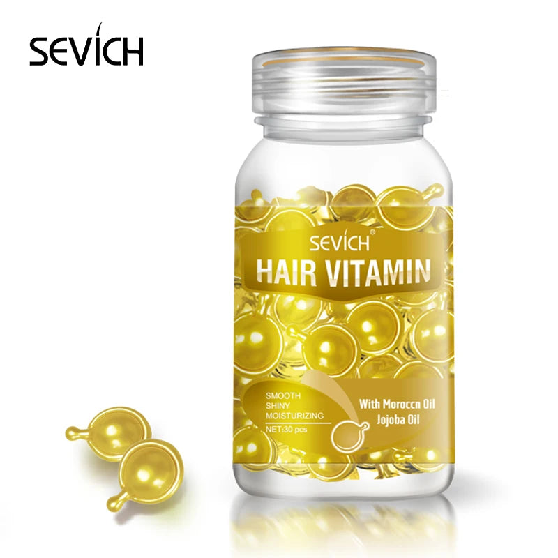 30Pcs Anti Hair Loss Hair Vitamin Capsule Oil
