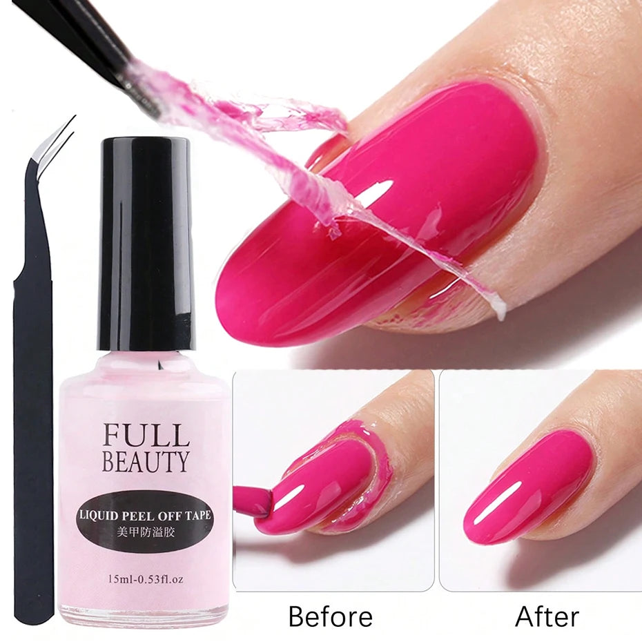 15ml Peel Off Latex Antifreezing Nail Liquid