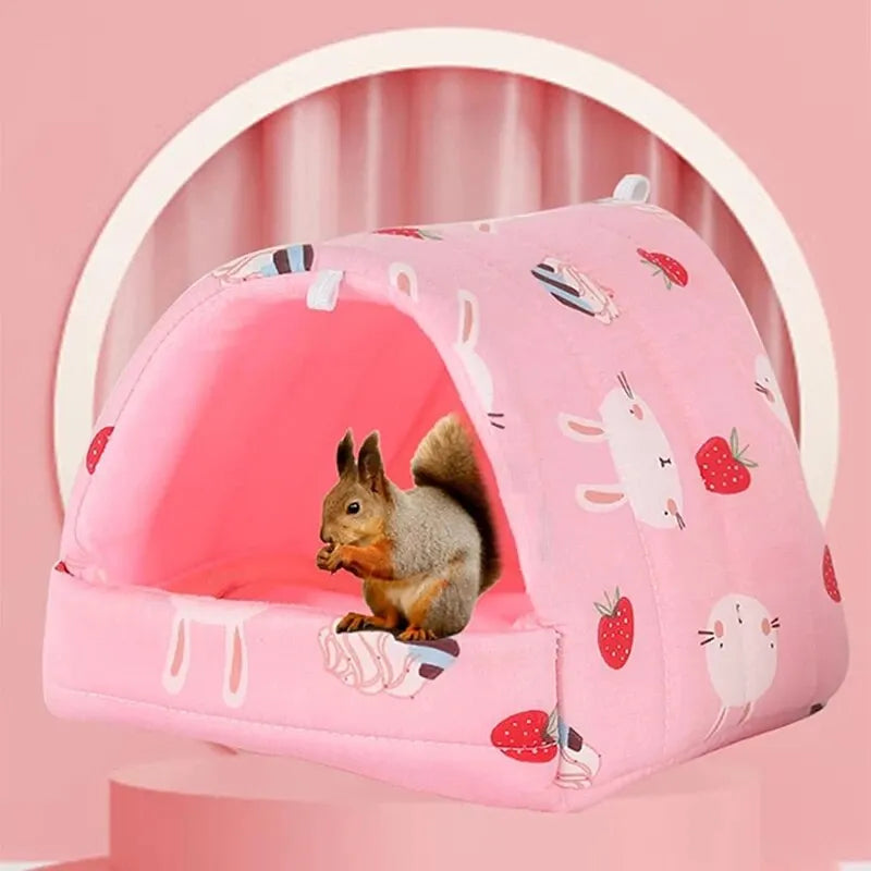 Hedgehog Chinchilla Hamster Small Animals Cute Nest Cave