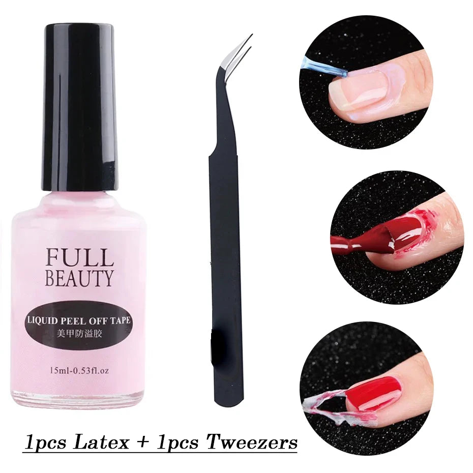 15ml Peel Off Latex Antifreezing Nail Liquid