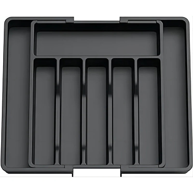 Expandable Cutlery Drawer Organizer, Adjustable Kitchen Utensil Tray Set