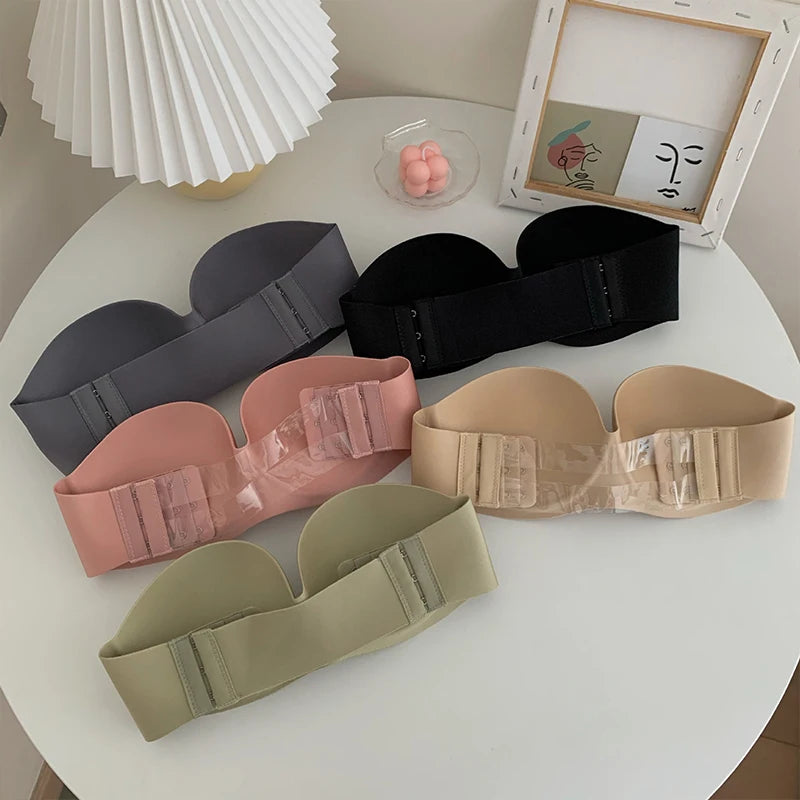FINETOO Front Closure Sexy Push Up Bra