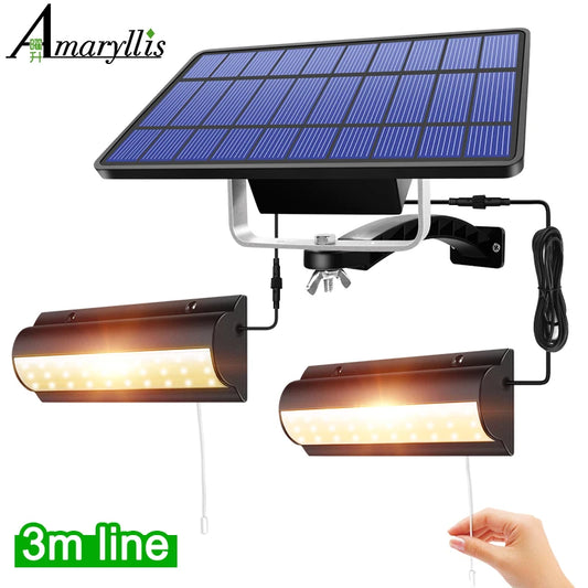 Upgraded Solar Pendant Lights Outdoor Indoor
