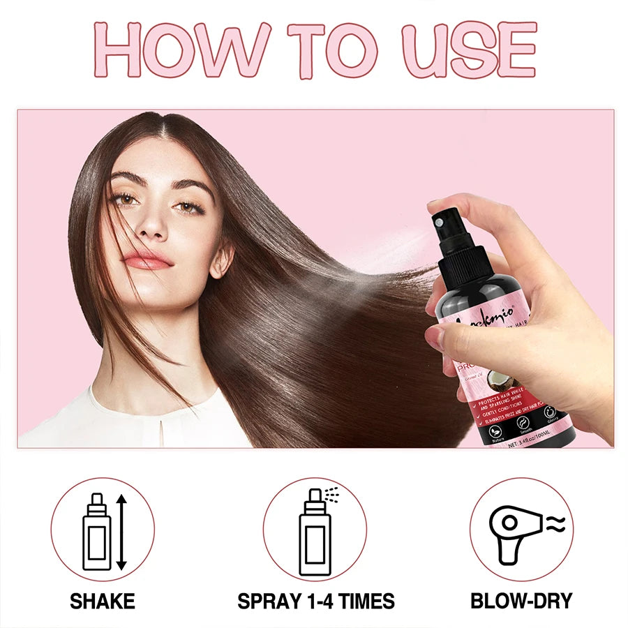 Thermal Protection Spray for Hair Heat Protector Serum